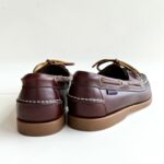 Sebago Docksides Portland Uomo In Pelle Brown-Honey