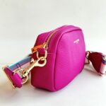 Lancaster Mini Borsa Donna A Tracolla In Pelle Fuxia
