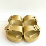 Birkenstock Arizona Eva Donna Glamour Gold