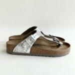 Birkenstock Gizeh Donna Metallic Silver