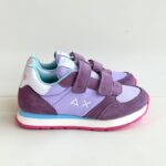 Sun 68 Sneakers Bambina Lilla Con Velcro