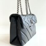 Kurt Geiger Kensington Borsa Donna Nera Con Catena Acciaio