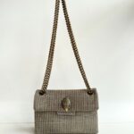 Kurt Geiger Mini Kensington Borsa Donna Beige E Oro