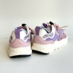 Flower Mountain Sneakers Bambina Rosa E Lilla Con Coulisse