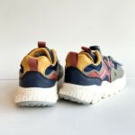 Flower Mountain Sneakers Bambino Blu E Marrone