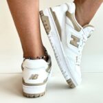 New Balance 550 Sneakers Donna Bianca E Beige