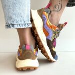 Flower Mountain Yamano Sneakers Donna Senape e Multicolor