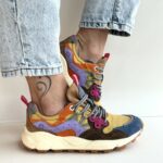 Flower Mountain Yamano Sneakers Donna Senape e Multicolor