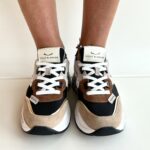 Voile Blanche Club Sneakers Donna Sabbia Nera E Bianca