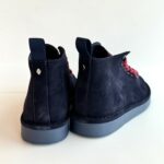 Panchic Polacco Uomo Blu Con Lacci Bordeaux