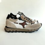 Ama Brand Super Run Sneakers Uomo Bianca E Beige