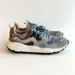 Flower Mountain Yamano Sneakers Uomo Grigia Verde E Marrone