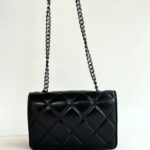 Gaelle Mini Tracolla Donna Laminata Nera