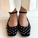 Alessandro Delaia Ballerina Donna Nera Con Strass