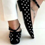 Alessandro Delaia Ballerina Donna Nera Con Strass