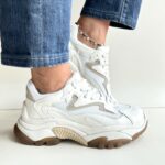 Ash Addict Sneakers Donna Bianco Latte