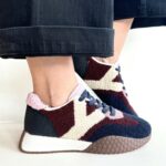 Keh Noo Sneakers Donna Effetto Teddy Multicolore