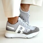 Rucoline R-Evolve Sneakers Donna In Pelle Grigia