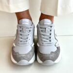 Rucoline R-Evolve Sneakers Donna In Pelle Grigia