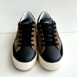 Sun 68 Sneakers Donna Nera E Animalier Con Platform