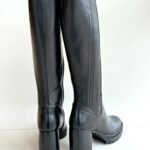Emanuelle Vee Stivale Donna In Pelle Nera
