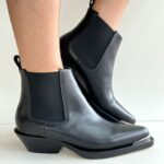 Anna F. Beatles Texano Donna Nero