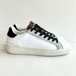 Crime London Blade Sneakers Uomo Bianca Marrone E Nera