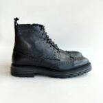 Lord Douglas Polacco Uomo Nero Con Ricamo