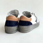 Ama Brand Slam Sneakers Uomo Bianca Taupe E Blu