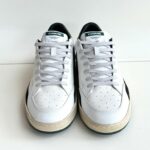 Crime London Chelsea Sneakers Uomo In Pelle Vintage Bianca