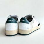 Crime London Chelsea Sneakers Uomo In Pelle Vintage Bianca
