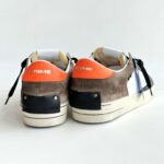 Crime London Sk8 Deluxe Sneakers Uomo Bianca E Marrone