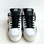 Crime London Sk8 Deluxe Mid Sneakers Uomo Bianca Nera E Blu