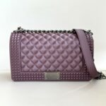 Marc Ellis Tracolla Donna In Gomma Malva Con Tracolla Canna Di Fucile