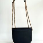 Kurt Geiger Tracolla Donna Nera Con Rifiniture Oro