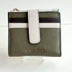 Coccinelle Porta Tessere Donna Verde Burro E Marrone