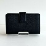 Coccinelle Portafoglio Donna Nero Con Bottone E Zip