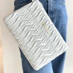 Gaelle Maxi Pochette Donna Argento