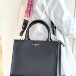 Gaelle Mini Shopper Donna in Saffiano Nero