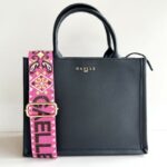 Gaelle Mini Shopper Donna in Saffiano Nero