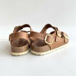 Birkenstock Milano Donna Big Buckle In Pelle Oliata Cognac