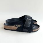 Birkenstock Oita Donna In Nabuck E Pelle Nera