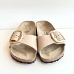 Birkenstock Madrid Donna BIg BUckle In Nabuck Sandcastle