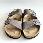 Birkenstock Arizona Uomo In Nabuck E Camoscio Grigio