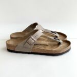 Birkenstock Gizeh Uomo In Nabuck Tabacco