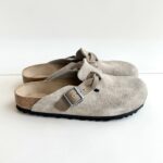 Birkenstock Braided Boston In Crosta Taupe