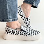 Bruno Premi No Lace Donna In Pelle Intrecciata Argento Bianca E Nera