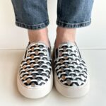 Bruno Premi No Lace Donna In Pelle Intrecciata Argento Bianca E Nera