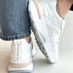 Alexander Smith Liverpool Sneakers Donna Latte Con Nylon Cangiante