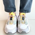 Flower Mountain Yamano Sneakers Donna Bianca E Multicolor